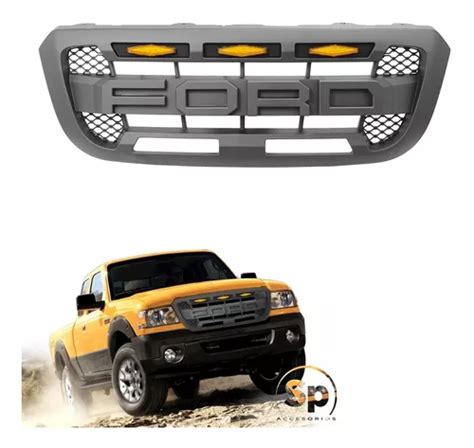 Parrilla Ford Ranger Tipo Raptor Leds Ambar Meses Sin