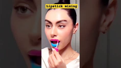 Omg💙 💓 Lipstick Mixing Hack 💄।।lipstichack Lipstickmixing