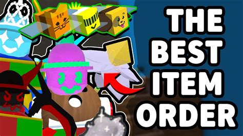 The Item Order That Help You Advance Quickly In Bee Swarm Simulator