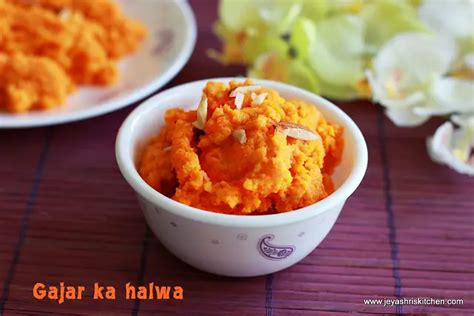 Gajar Halwa Jeyashri S Kitchen