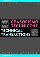 Technical Transactions Architecture Czasopismo Techniczne