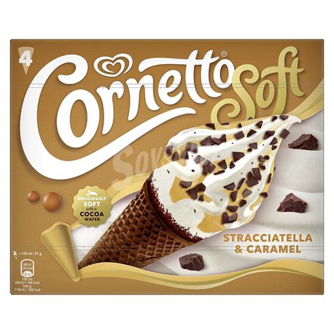 Cornetto Frigo Conos Con Helado De Vainilla Cornetto Soft Stracciatella