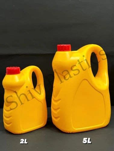 Shiv Plastics Plastic Hdpe Edible Oil Cans Capacity 2 L At 18 Piece