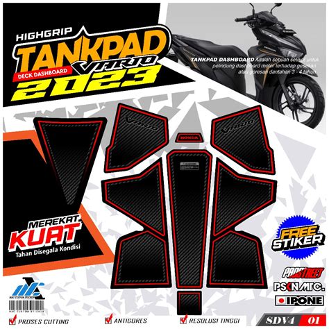 Jual Striping Vario Pelindung Dashboard Tankpad Deckpad