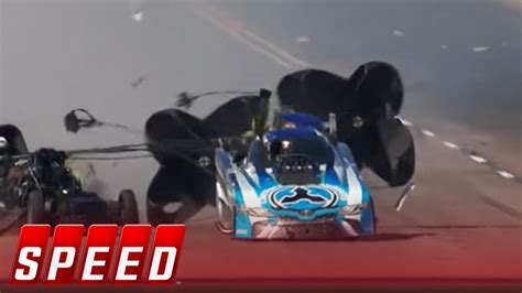 John Force Transported To Hospital After Horrific Wreck 2018 Nhra Drag Racing Youtube