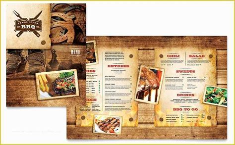 Free Publisher Menu Templates Of Seafood Restaurant Menu Template Word & Publisher ...