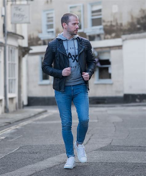 12 Stylish Leather Jacket Outfit Ideas For Men Outfit Spotter