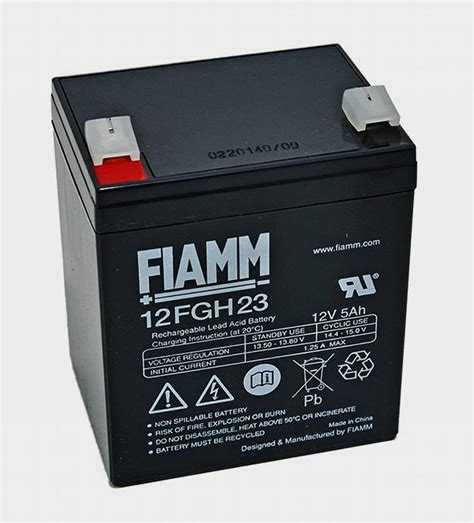 Fiamm Fgh V Ah Batteria Al Piombo Batteria Al Piombo Fgh