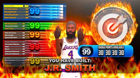 DEMI GOD JR SMITH BUILD NBA 2k24 3 LEVEL THREAT YouTube