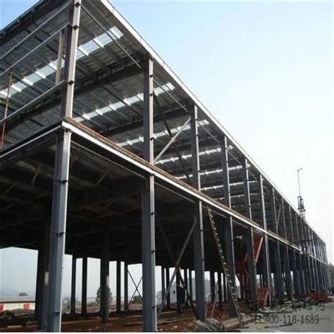 Gable Frame Prefab Steel Structure Shed Storage Building Construction