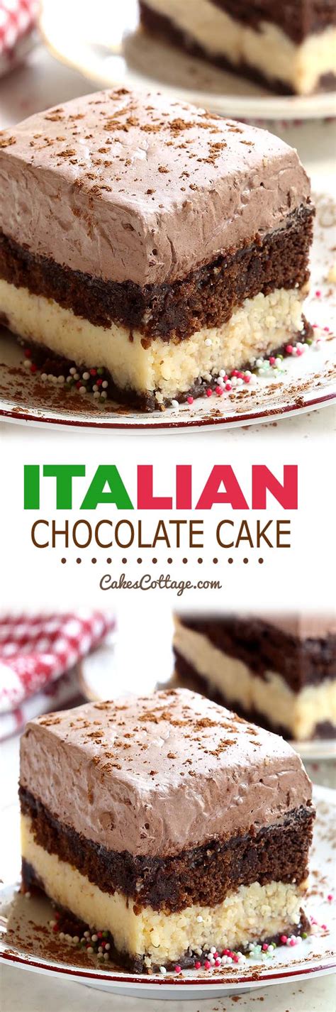 Italian Chocolate Cake - Cakescottage