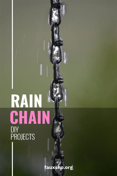 Rain Chain DIY Projects | Faux Sho