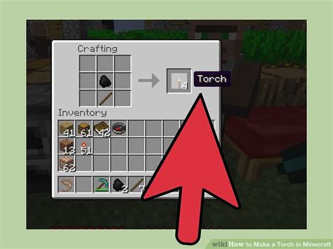 How To Make A Torch In Minecraft With Pictures WikiHow