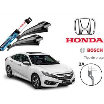 Palheta Dianteira Honda Civic G10 2017 A 2023 Limpador De Para Brisa