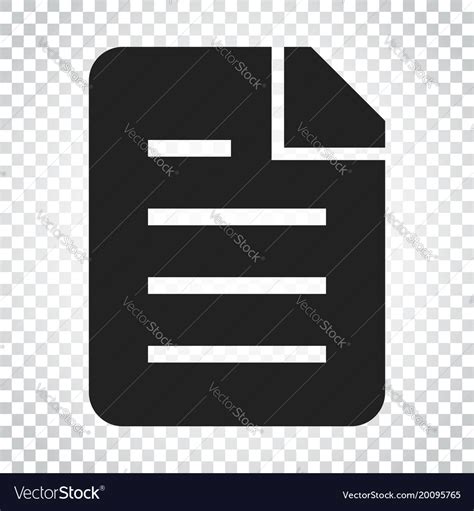 Document flat icon archive data file symbol logo Vector Image