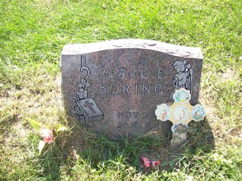 Pearl E Boring Boring 1924 1996 Find A Grave Memorial