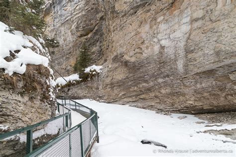 Johnston Canyon Winter Hike Hiking Johnston Canyon In Winter