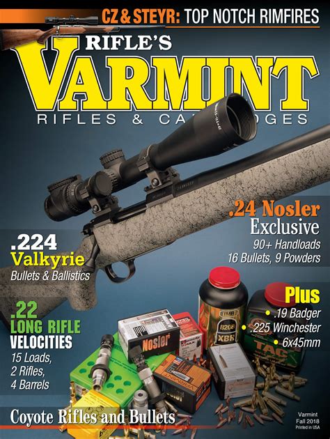 Varmint Rifles And Cartridges A Comprehensive Eva 1
