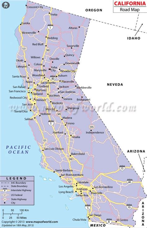 Highway 101 California Map | Free Printable Maps