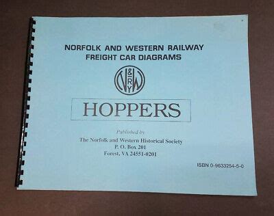 Norfolk And Western Railway Freight Car Diagrams HOPPERS Railroad EBay