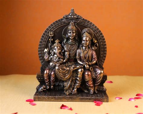 Buy SHIVAJI ARTS Shiv Parivar Statue, Shiva Family Statue, 8”, Lord ...