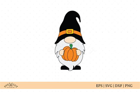 Halloween Fall Gnome Svg Pumpkin Svg Files By Svg Cut Studio