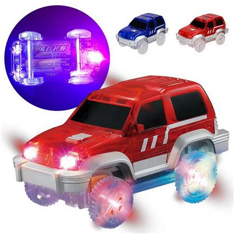 Automatic Toy Children Aa Children Track By Car Toy Luminous Toys For