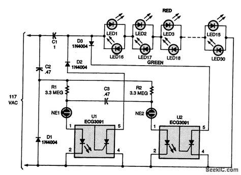 Alternating Color Led Light String Led And Light Circuit Circuit Diagram