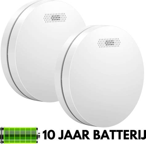 Aroha Safety Pro Rookmelder Jaar Batterij Sensor Extra Dun