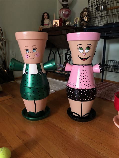 Pin By Diane Goerdt On Clay Pot People In 2023 Clay Pot Crafts Plant