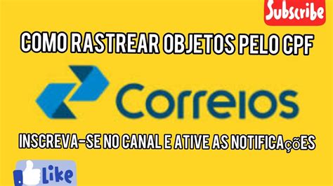 Como rastrear objeto no correio usando o CPF simples rápido e fácil