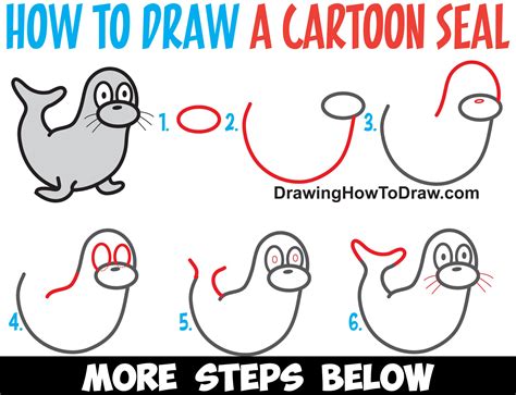 Learn How to Draw a Cartoon Otter Easy Step by Step Drawing Tutorial ...