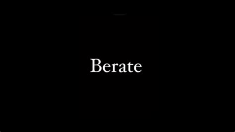 BERATE - YouTube