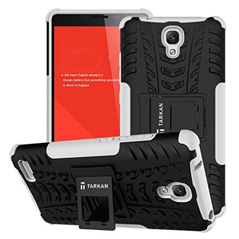 Tarkan Hard Armor Hybrid Rubber Bumper Flip Stand Rugged Back Case