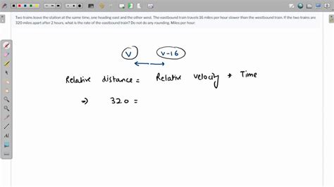 Solved Two Trains Leave The Station At The Same Time One Heading East