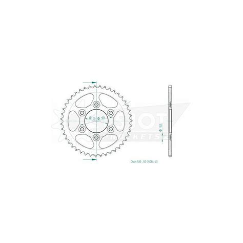 Couronne Acier Ducati Dents Made In Germany