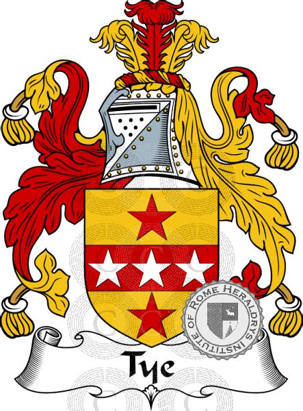 Wappen Der Familie Tye Bitmap Usd