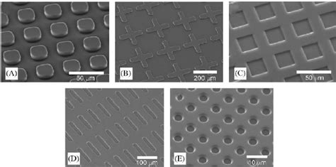 Sem Images Of Pdms Stamps With A Round Cornered Square And B