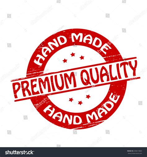 Stamp Text Premium Quality Insidevector Illustration Stock Vector