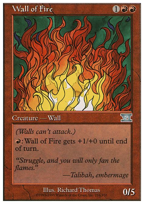 Wall of Fire of 6ED $0.24