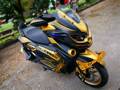 Contoh Modifikasi Yamaha Nmax Hitam Dop Terlengkap Modifikasi Motor Vixion Terbaru