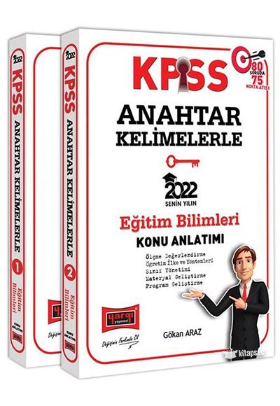 Kpss E Itim Bilimleri Anahtar Kelimelerle Konu Anlat M Set Yarg