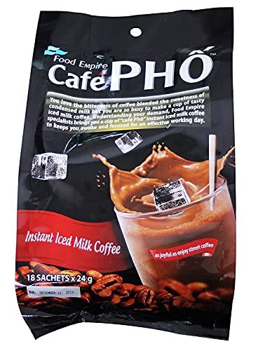 Cafe Pho Vietnamese 3in1 Instant Coffee Mix Iced Milk Coffee Cafe Sua