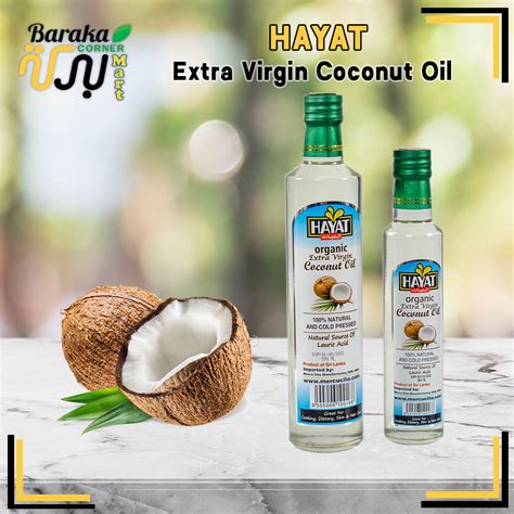 Minyak kelapa Organik Hayat Organic Extra Virgin Coconut Oil 椰子油