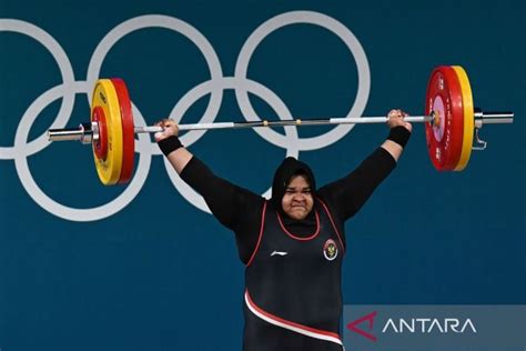 Aksi Lifter Nurul Akmal Di Kelas 81 Kg Angkat Besi Olimpiade Paris