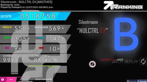 Osu Mania 4k Silentroom Nulctrl Ex [another] 86 41 Acc Youtube