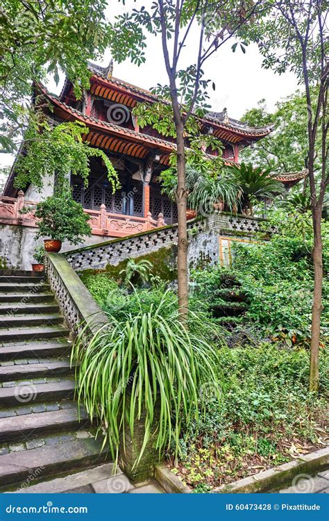 Qingyang Gong Temple Chengdu Sichuan China Stock Photo Image Of Park