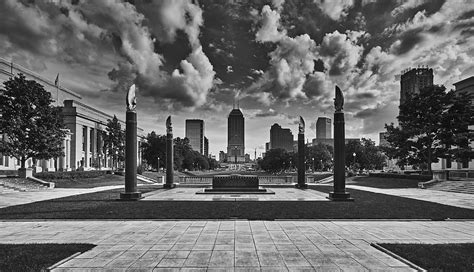 HD wallpaper: indianapolis, city, urban, skyline, cityscape, buildings, skyscrapers | Wallpaper ...