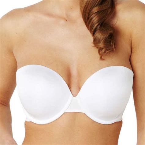 Panache Lingerie Porcelain Elan Moulded Strapless Bra White 7320