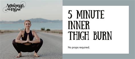 Minute Inner Thigh Burn With Adriana Lee Neora Blog